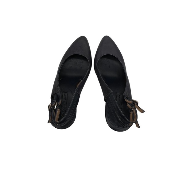 Banana Republic Blue Pointed Toe Ankle Strap Heels Size 7 Women’s - Picture 4 of 7